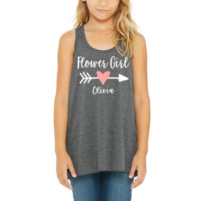 Flower Girl Tank Top with Arrow