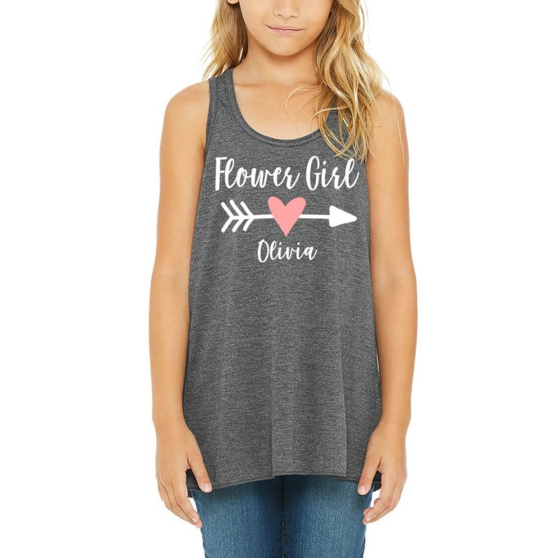 Flower Girl Tank Top with Arrow