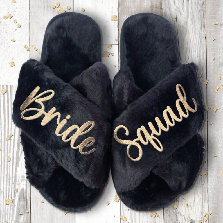 Fuzzy Bridesmaid Slippers