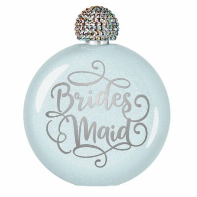 Bridesmaid Glitter Flask