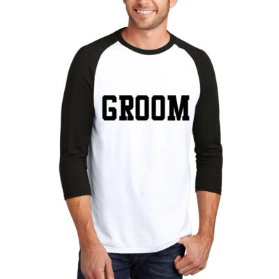 Groom Baseball Tee Shirt