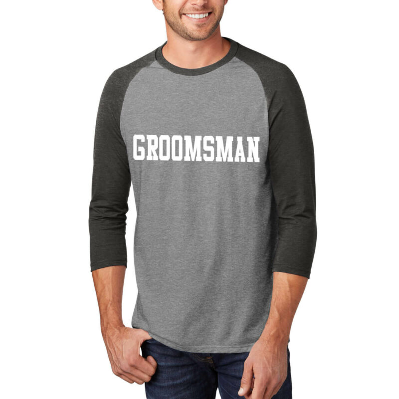 Groomsman Baseball Tee Shirt