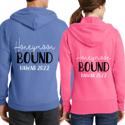 "Honeymoon Bound" Full-Zip Hoodie Set