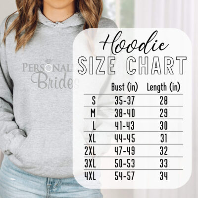 Hoodie Size Chart