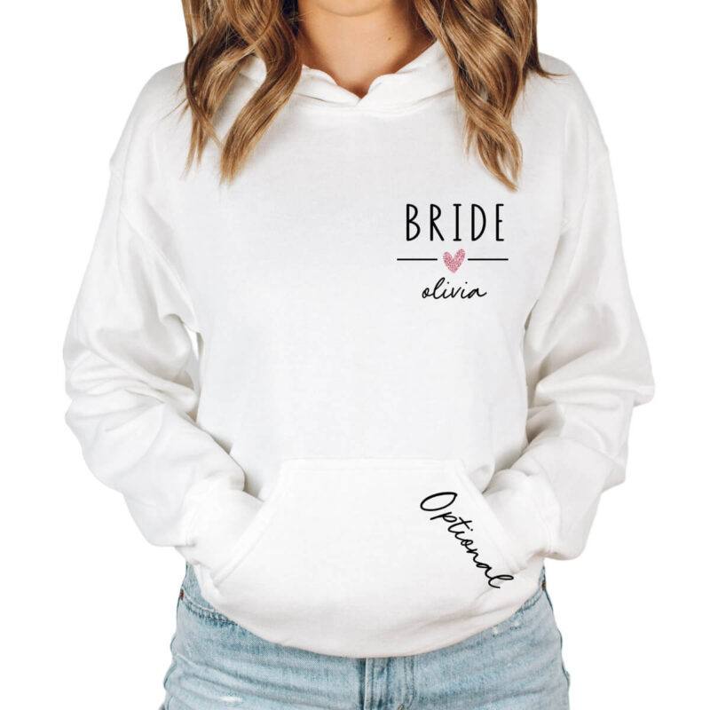 Bride Hoodie with Diamond