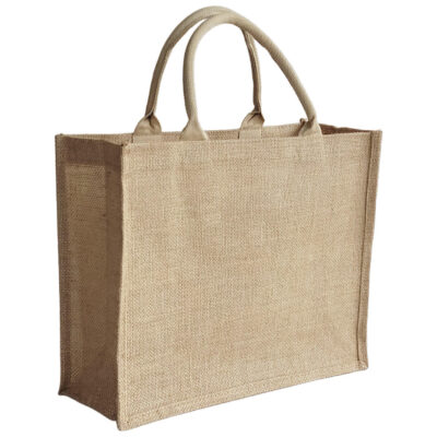 Jute Tote Bag - Side