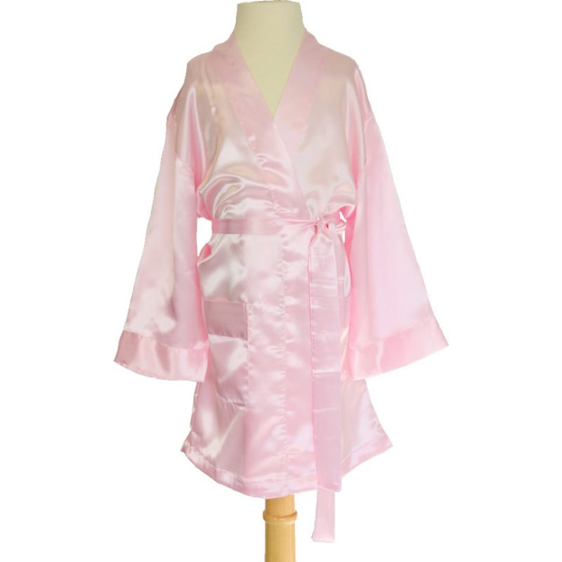 Pink Kids Satin - Front