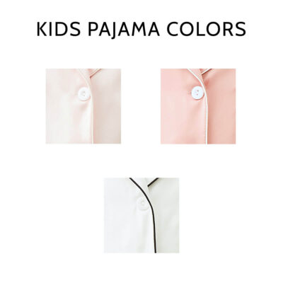 Kids Satin Pajama Set Colors