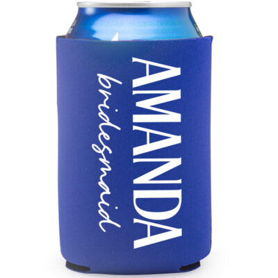 Bridesmaid Koozie with Name