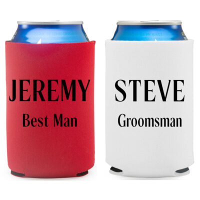 Personalized Groomsman Koozie