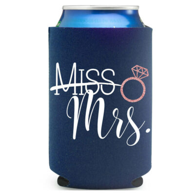 "Miss" to "Mrs." Koozie