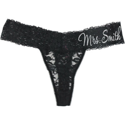 "Mrs." Lace Thong