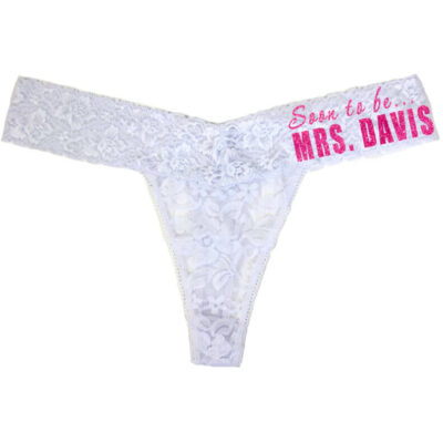 "Soon to be Mrs." Lace Thong