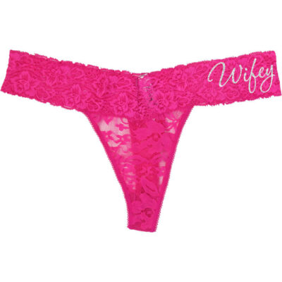 "Wifey" Lace Thong