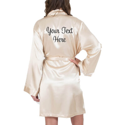 Create Your Own Embroidered Satin Robe