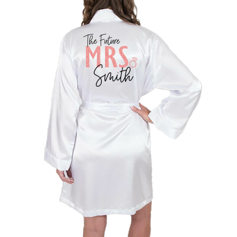 "The Future Mrs." Satin Robe