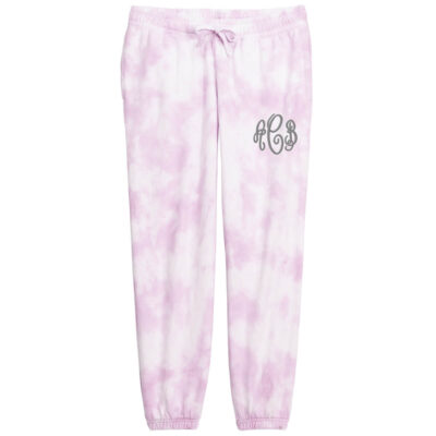 Monogrammed Cloud Joggers