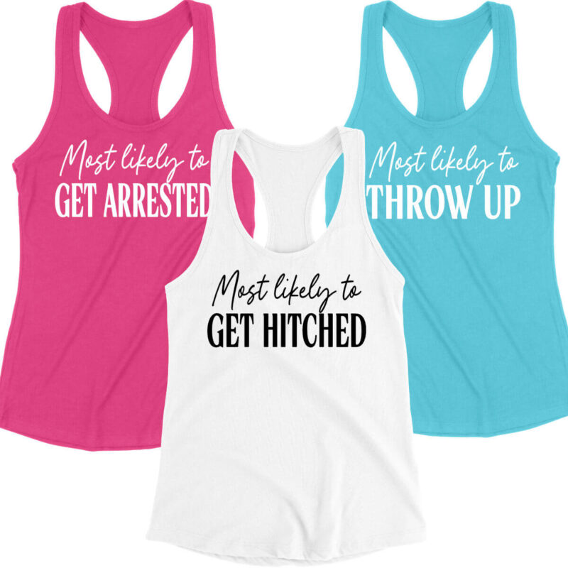 Most Likely to Bachelorette Party Tank Top