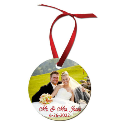 Mr. and Mrs. Wedding Ornament
