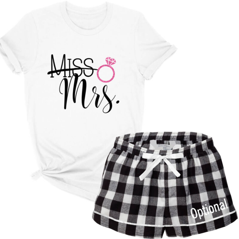 Miss to Mrs. Bride Pajama Set