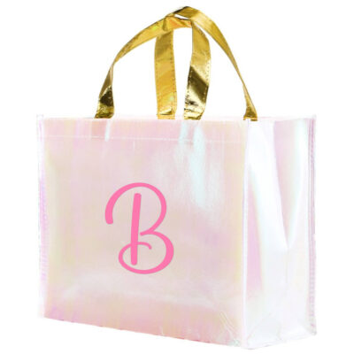 Custom Bridal Party Gift Bag with Iniital