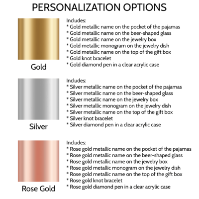 Platinum Gift Box Personalization Options