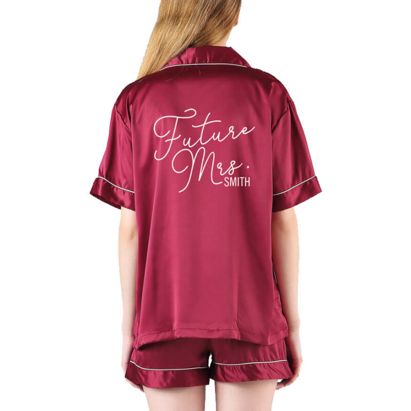 "Future Mrs." Button-up Pajama Set