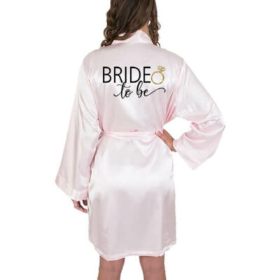 "Bride to be" Satin Robe