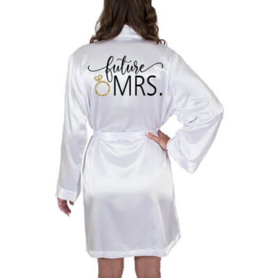 "Future Mrs." Satin Robe