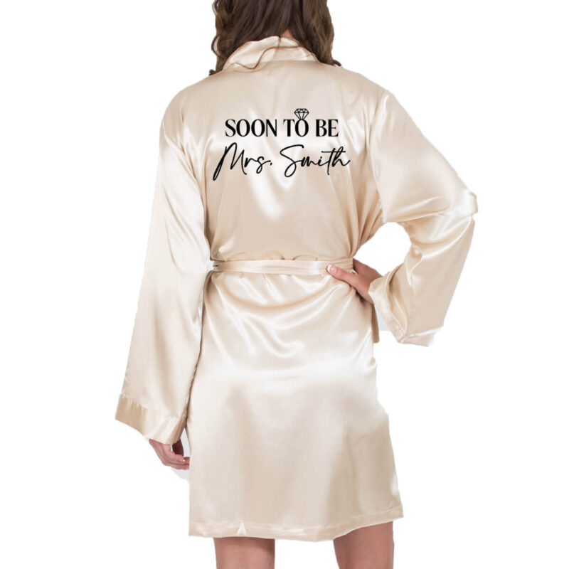 Soon to be Mrs. Satin Robe