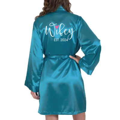 "Wifey" Satin Robe