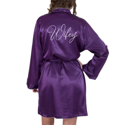 Wifey Satin Robe