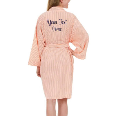 Create Your Own Seersucker Robe (Back)