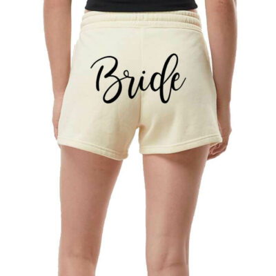 Personalized Bride Shorts - Back