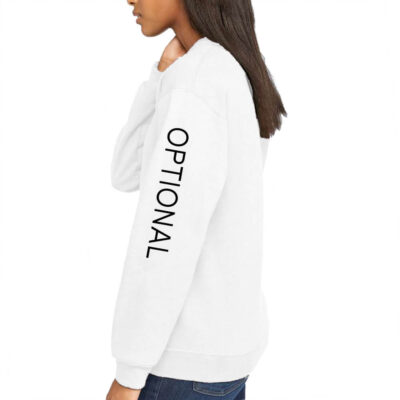 Optional Sleeve Sweatshirt Wording