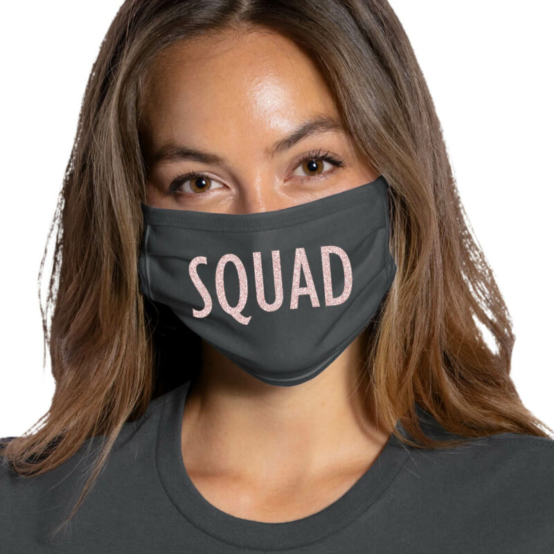 "SQUAD" Bridal Party Face Mask