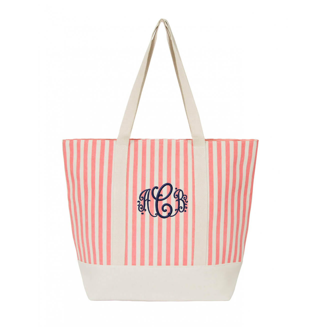 Monogrammed Tote Bag, Monogram Tote Bag, Shoulder Bag, Pink and