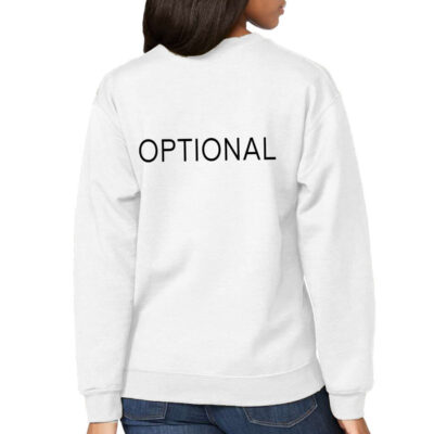 Optional Back Sweatshirt Wording