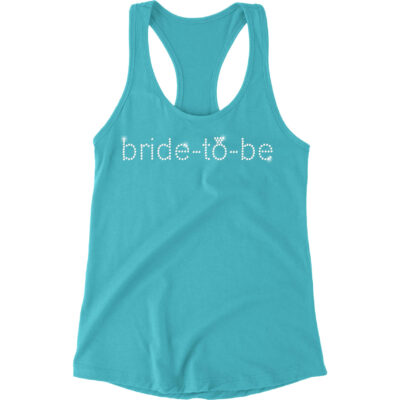 Rhinestone Bride-to-be Tank Top