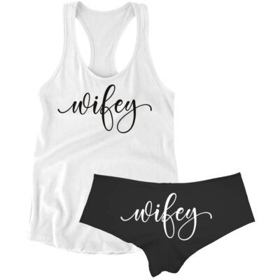 "Wifey" Tank Top & Boyshort Set