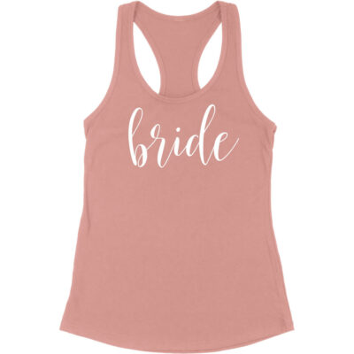 Bride Tank Top - Lowercase Script