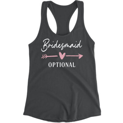 Bridesmaid Tank Top with Arrow