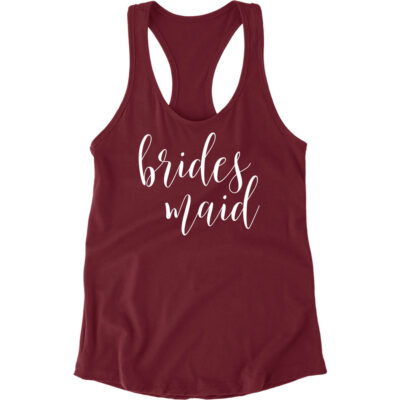 Bridesmaid Tank Top - Lowercase Script