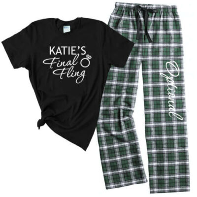 "Final Fling" Flannel Pants Set