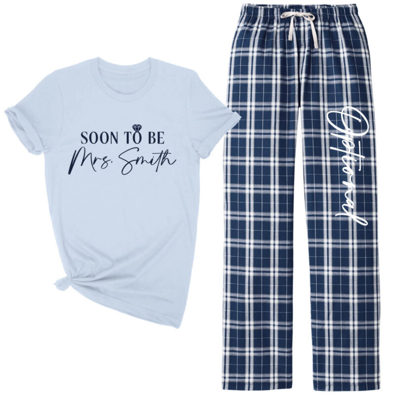 "Soon to be Mrs." Flannel Pants Set