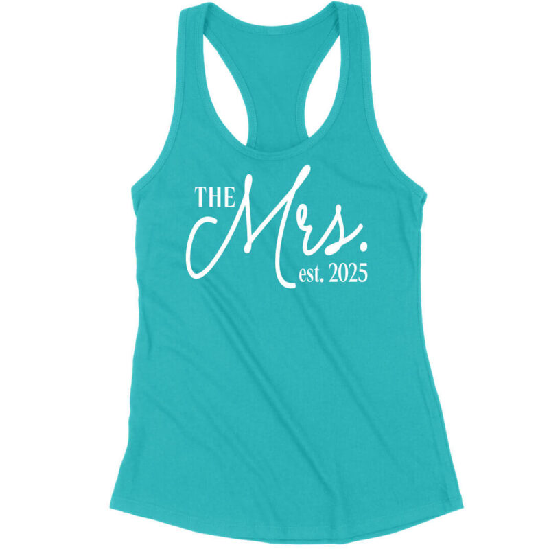 "The Mrs." Bride Tank Top with Date