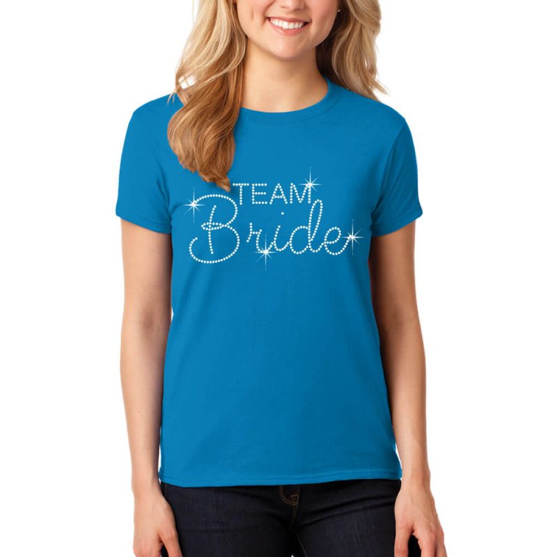 Rhinestone "Team Bride" T-Shirt