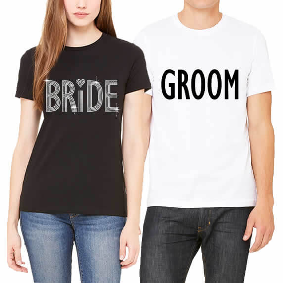 Bride & Groom T-Shirt Set
