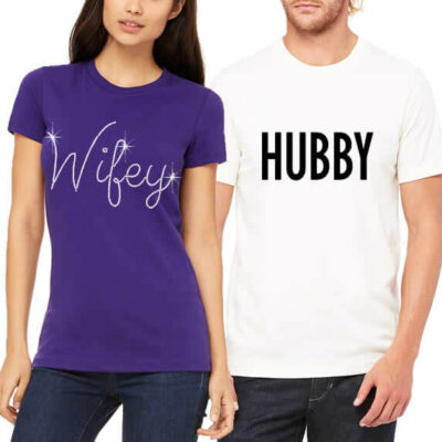 Wifey & Hubby T-Shirt Set