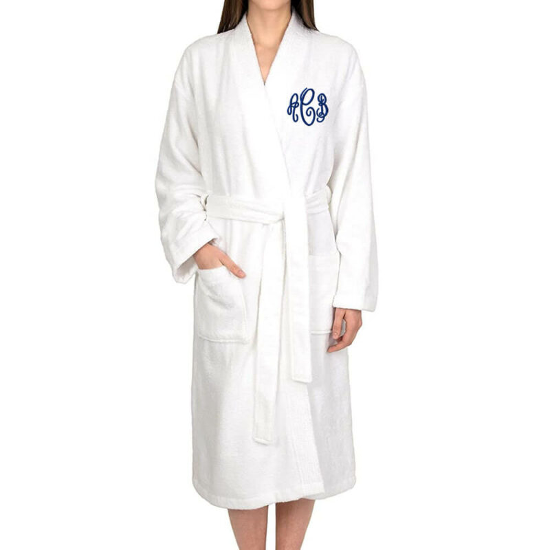 Personalized Terry Robe with Monogram